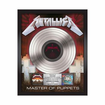 Master of Puppets Platinum Award Plaque, , hi-res