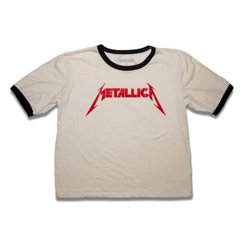Women's Red Logo Ringer T-Shirt, , hi-res