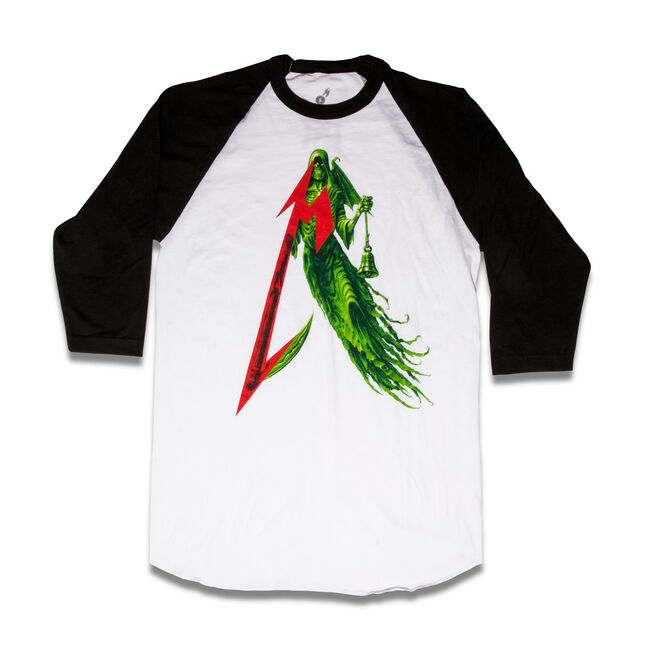 Fifth Member™ For Whom The Bell Tolls Raglan (WHT/BLK) - Large, , hi-res