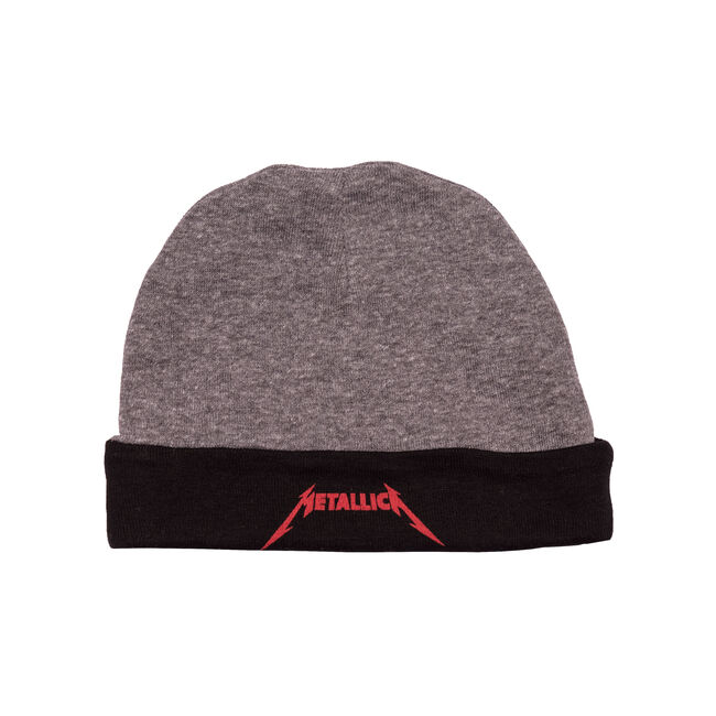 Infant 2-Tone Logo Beanie (GRY/BLK), , hi-res