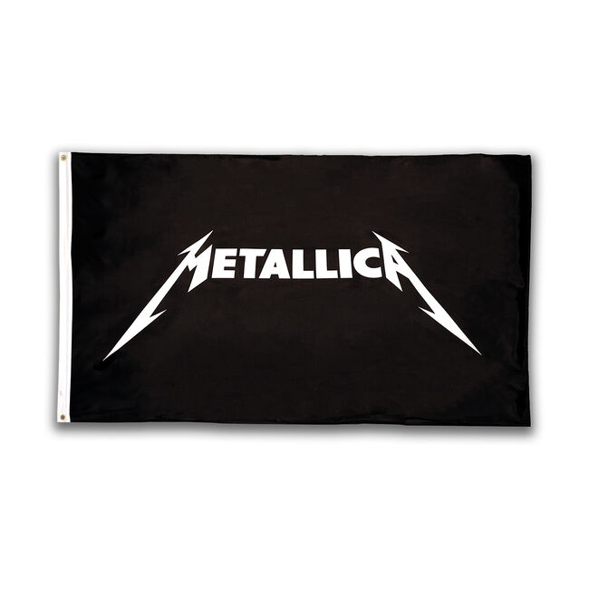 Metallica Logo Flag, , hi-res