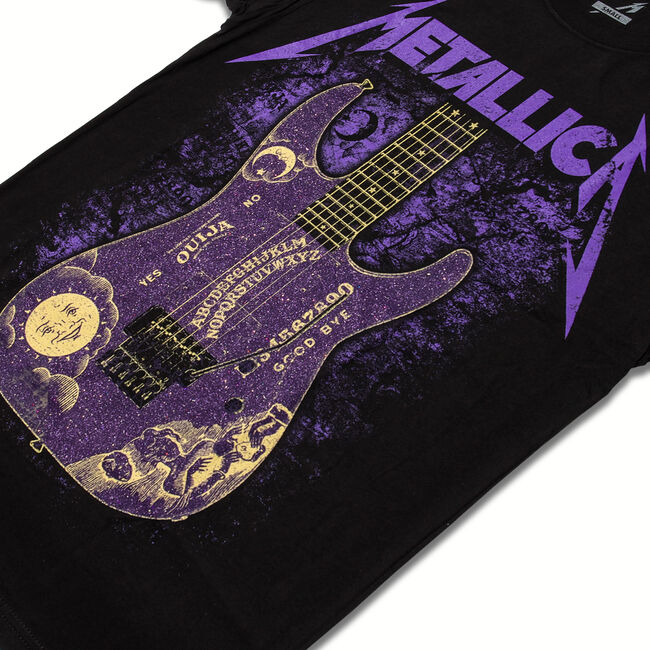 Kirk Hammett Purple Ouija Guitar T-Shirt, 