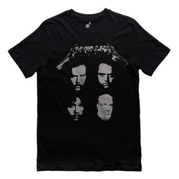 Black Album Four Faces T-Shirt, , hi-res