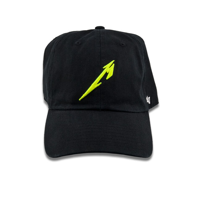 Yellow M Logo Garment Wash Adjustable Hat, , hi-res