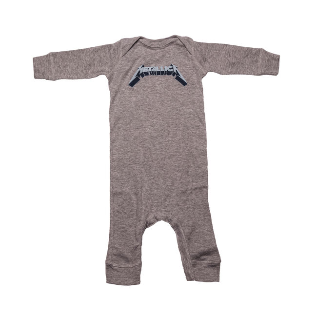 3-D Logo Long-Sleeve Bodysuit (Gry/Blue), , hi-res