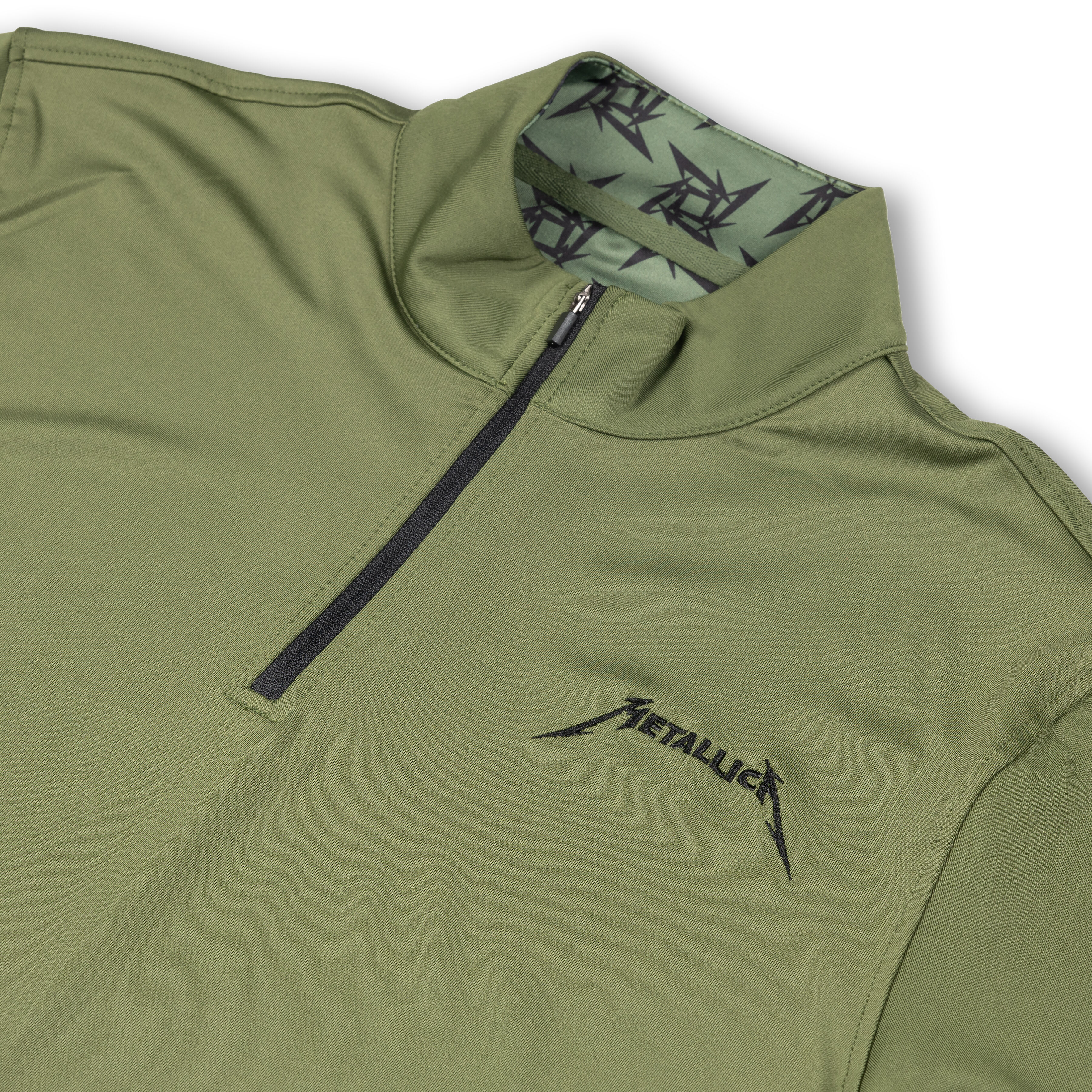 Logo 1/4 Zip Jacket (OLIVE) | Metallica.com