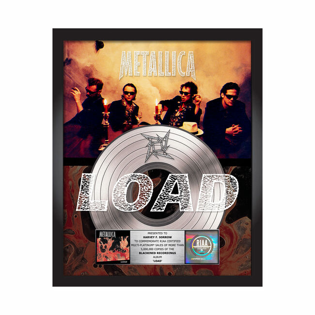 Load Platinum Award Plaque, , hi-res