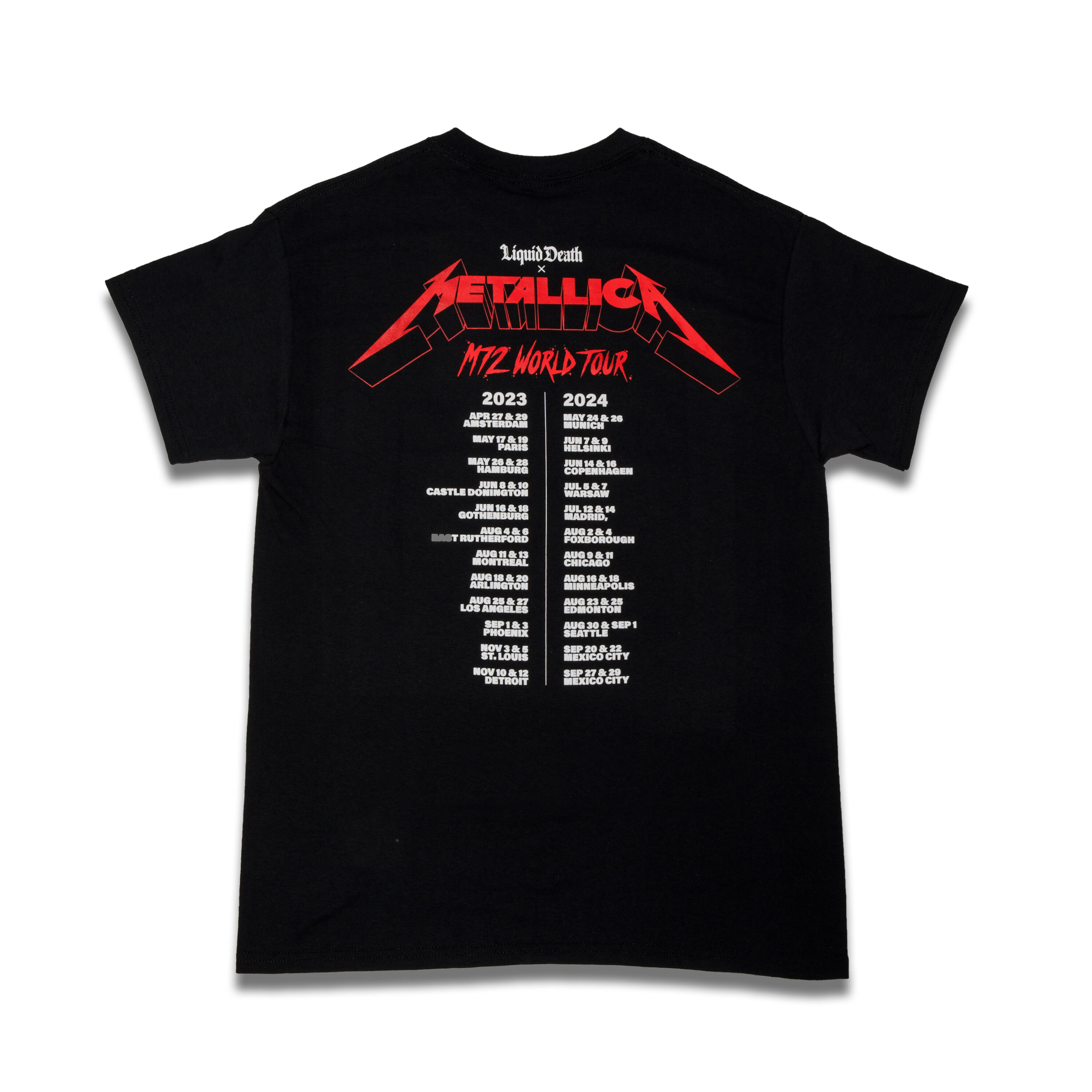 Metallica store shirts hot sale