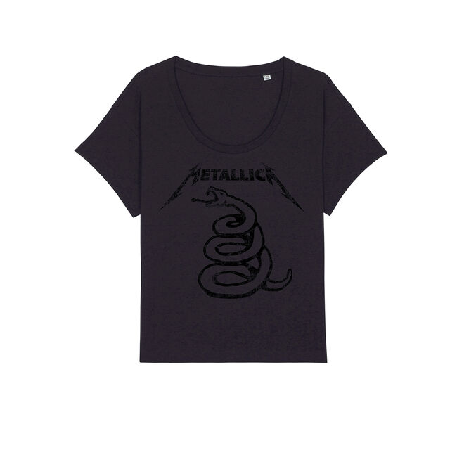 Women's Snake Scoop Neck T-Shirt, , hi-res