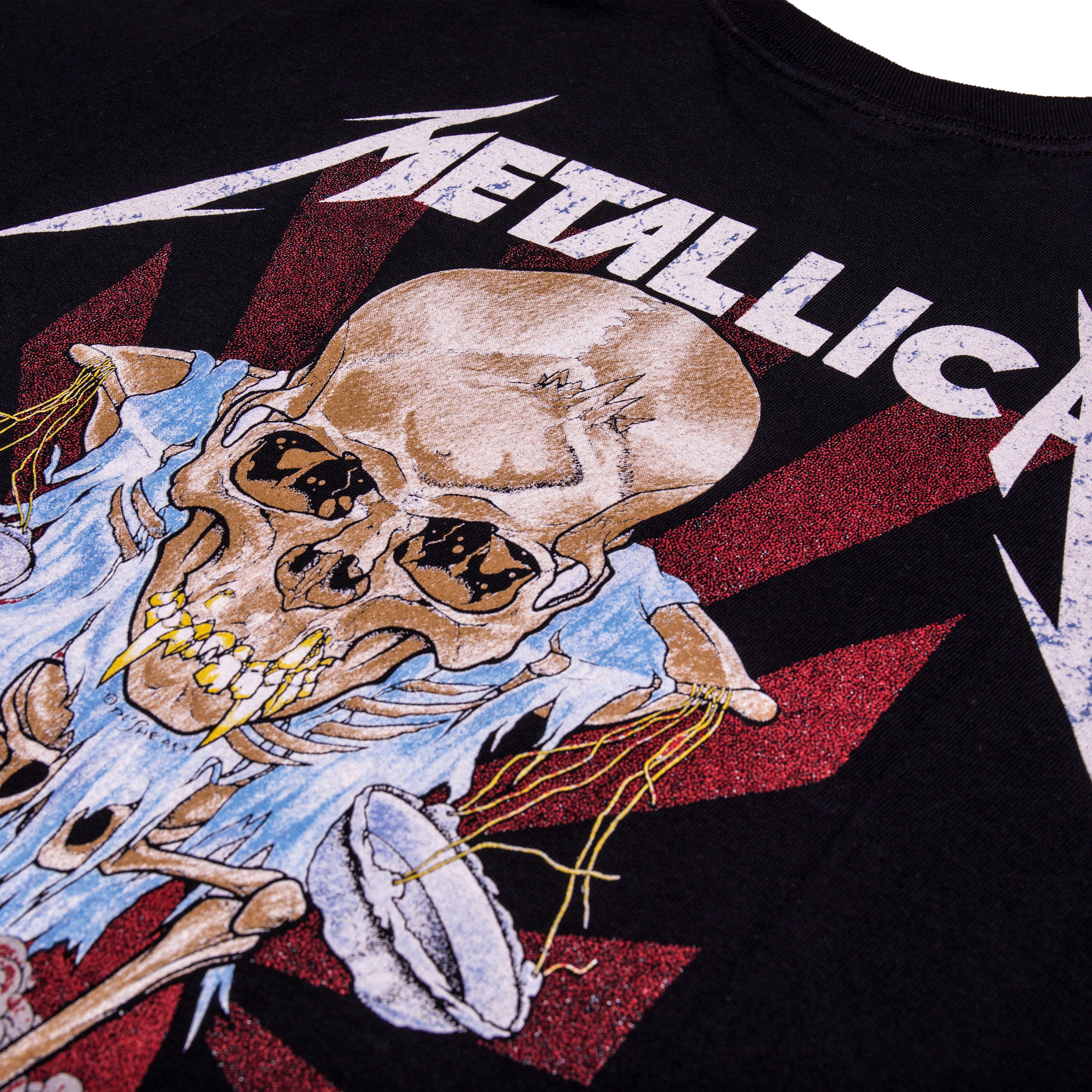 ヴィンテージ80s90sLLICAメタリカDORISドリスPUSHEAD Vintage 1991 Metallica Doris Pushead 🇺🇸 Distressed Band T