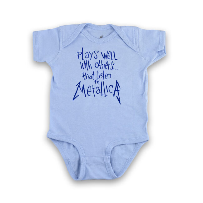 Plays Well With Others - BLUE Onesie - 12 Mo., , hi-res