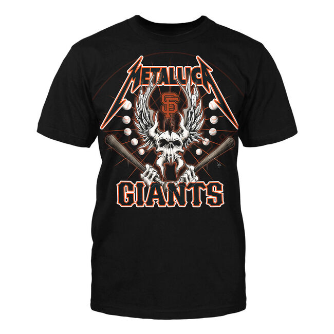 san francisco giants metallica t shirt