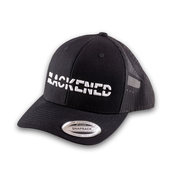 Blackened Whiskey Trucker Hat, , hi-res