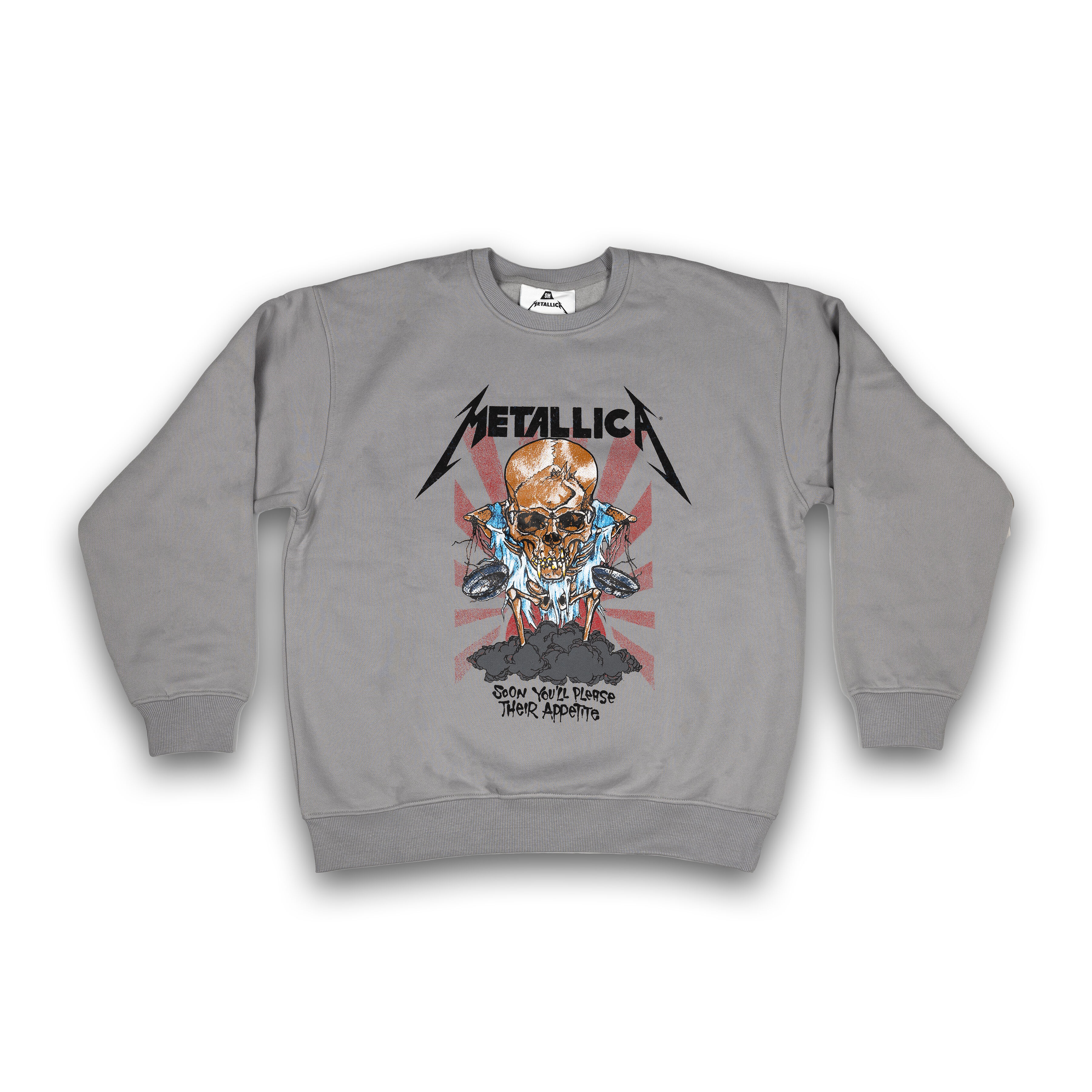 Metallica sweatshirt hot sale