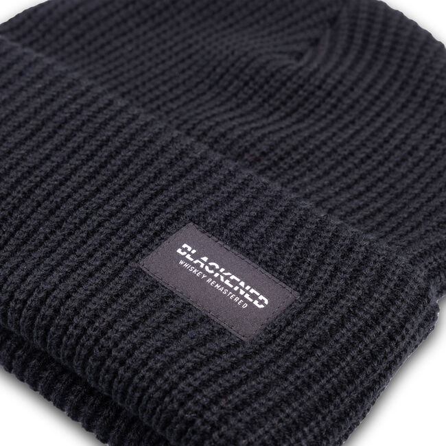 Blackened Whiskey Logo Badge Cuffed Beanie, , hi-res