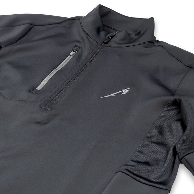 M Logo 1/4 Zip Jacket (BLK/CARBON), 