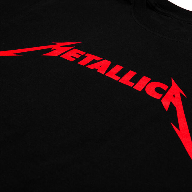Red Metallica Logo T-Shirt, 