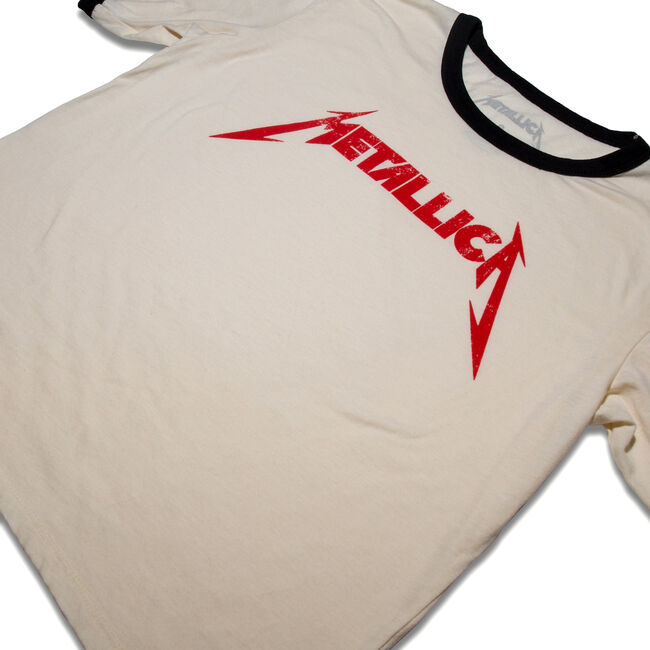Women's Red Logo Ringer T-Shirt, 