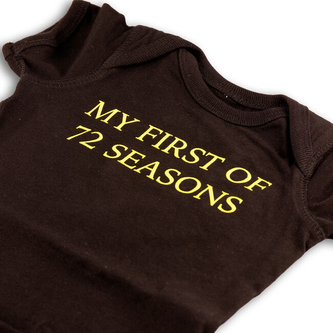 My First of 72 Seasons Onesie, 