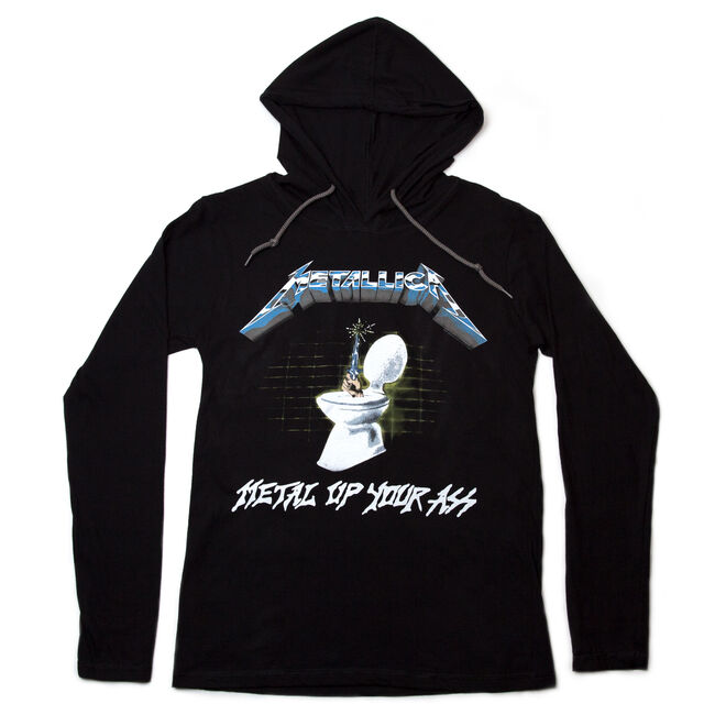 Women's Metal Up Your Ass Hooded T-Shirt, , hi-res