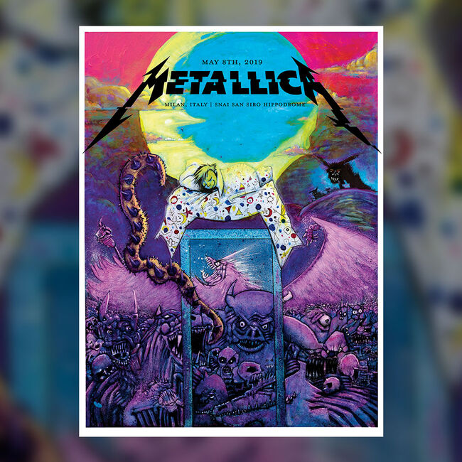 Milan Screen Printed Concert Poster, , hi-res