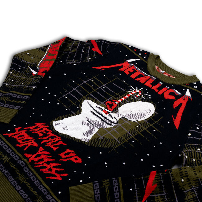 Metal Up Your Xmass Holiday Sweater, , hi-res
