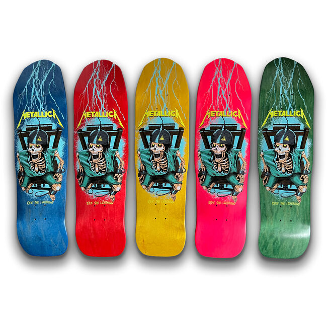 Lovenskate x Metallica Ride the Lightning Skate Deck, , hi-res
