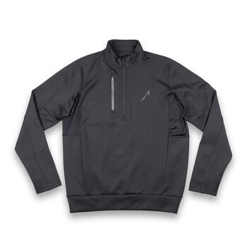 M Logo 1/4 Zip Jacket (BLK/CARBON), , hi-res
