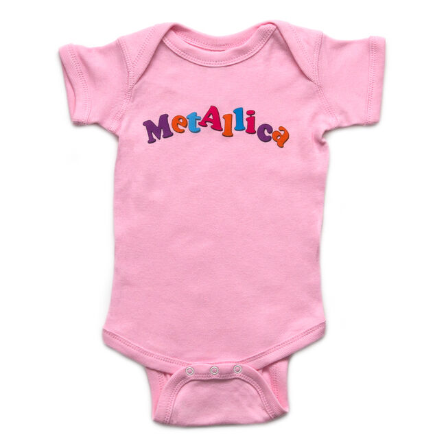 Pink Magnets Logo Onesie, , hi-res