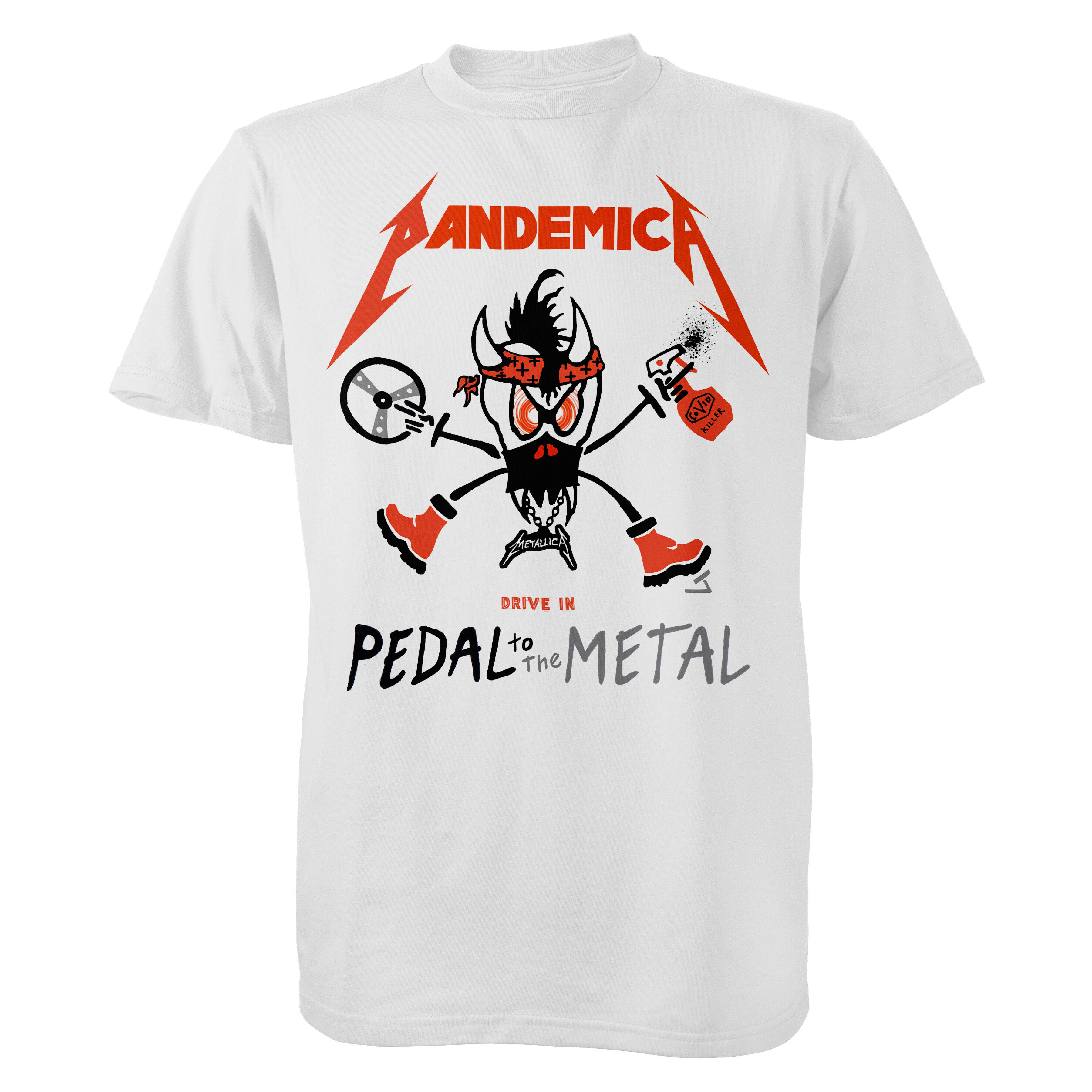 metallica drive in t shirt