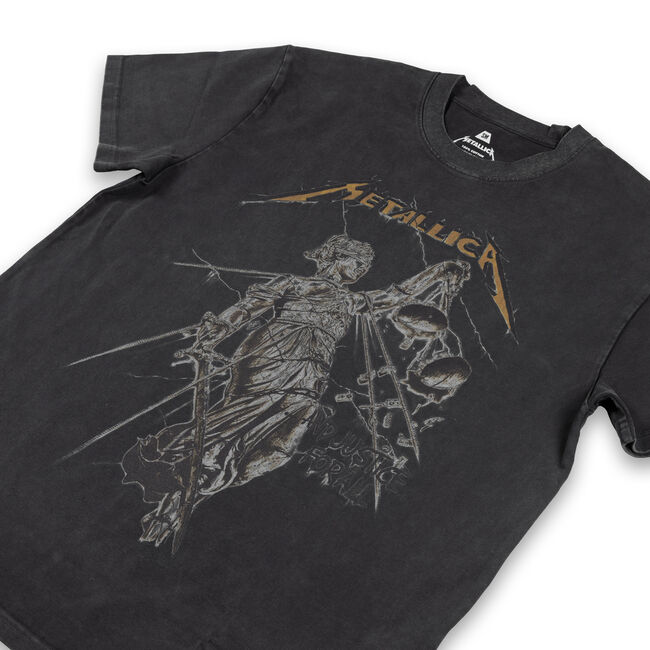 ...And Justice For All Bronze Album Cover T-Shirt, 