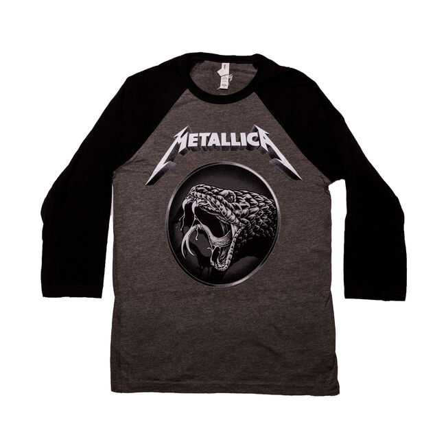 Pitchgrim Black Album Snake Raglan, , hi-res