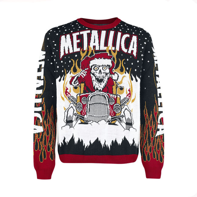 metallica christmas sweaters