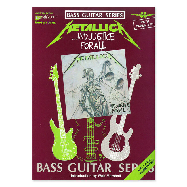 ...And Justice for All - Bass Guitar Tablature Book, , hi-res