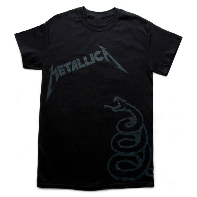 Black Album Cover T Shirt Metallica