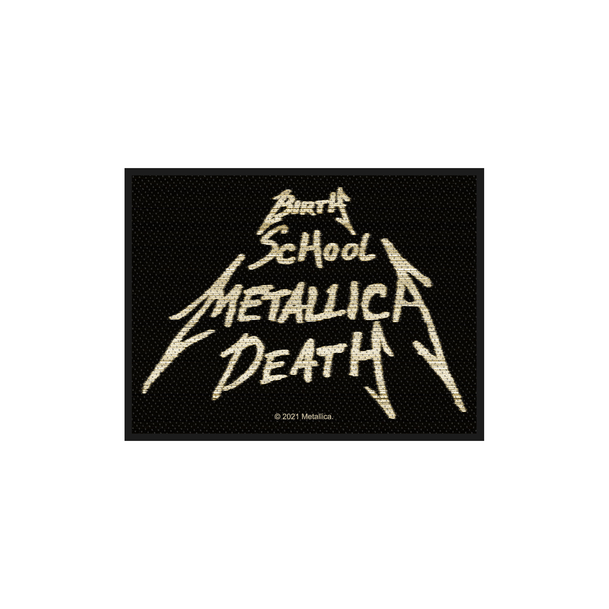 #102996 6x4cm M Icon Schlüsselanhänger Metallica 