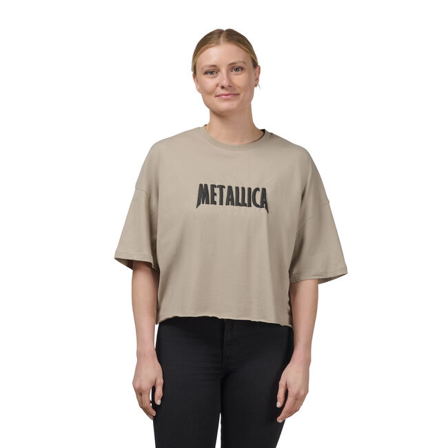 Women's Load Logo Oversized Crop T-Shirt, 
