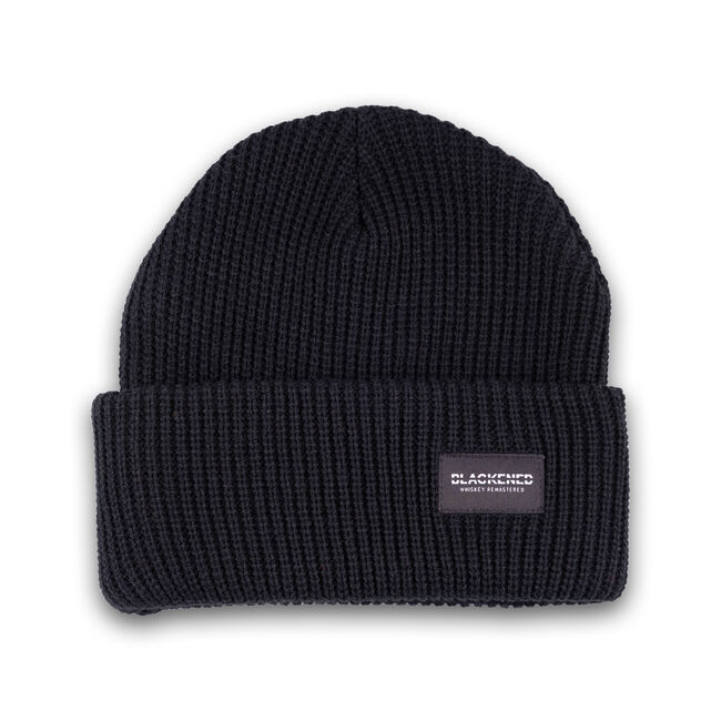 Blackened Whiskey Logo Badge Cuffed Beanie, , hi-res