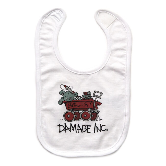 Damage, Inc. Wagon Baby Bib, , hi-res