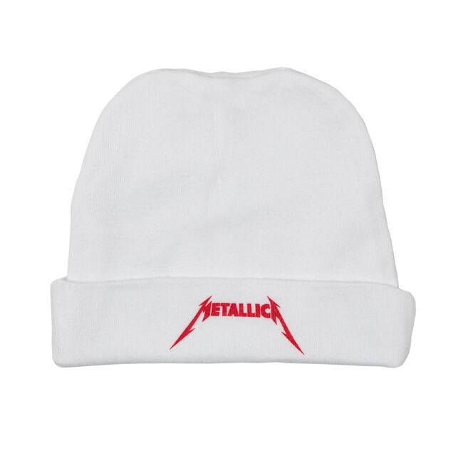 Infant Red Logo Beanie (White), , hi-res