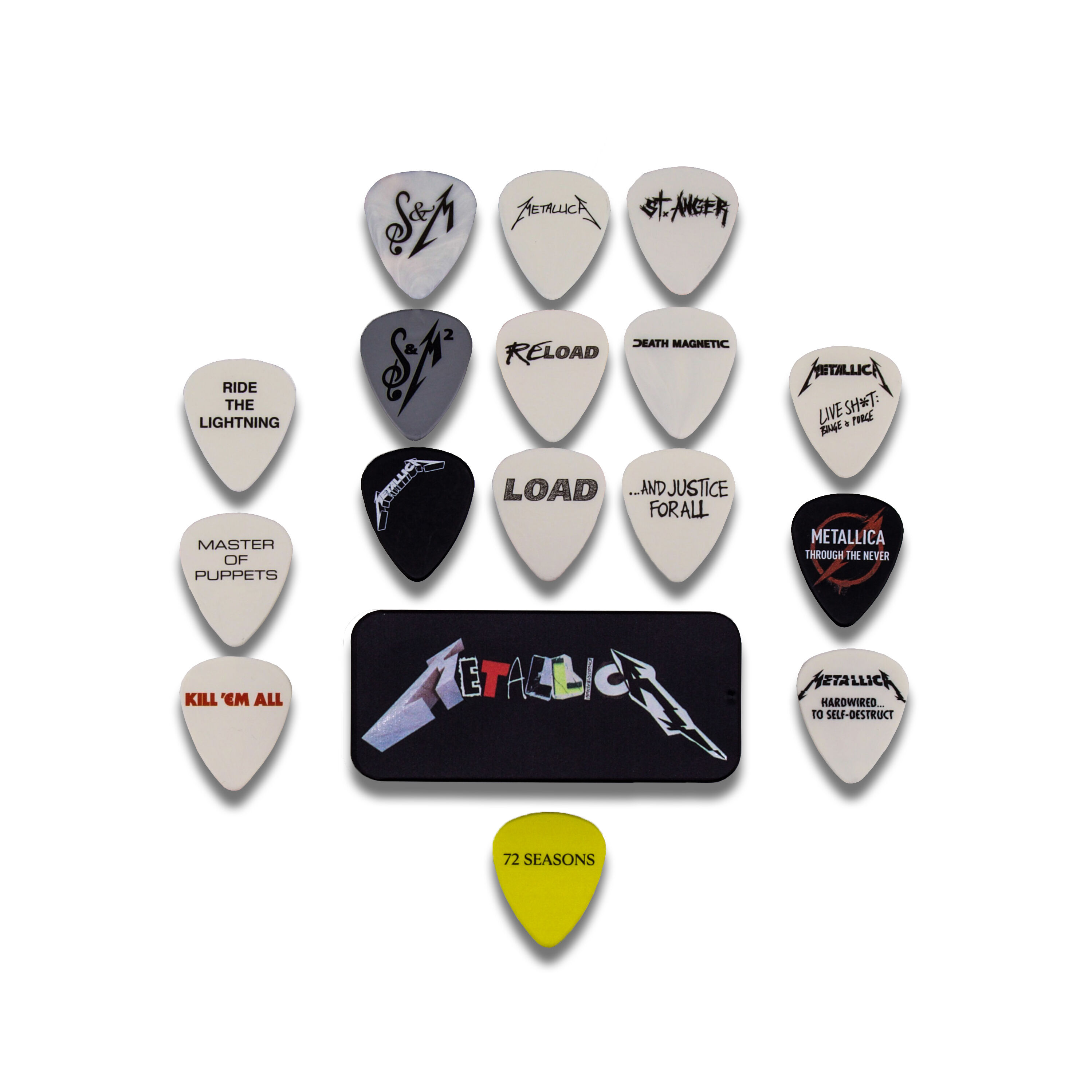Metallica pick tin outlet