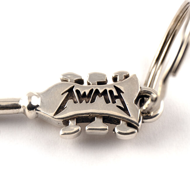 Silver Luthier All Within My Hands Keychain, 