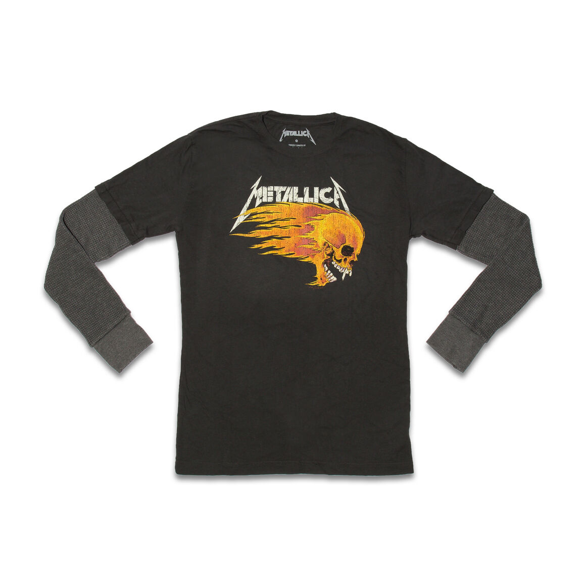 Flaming Skull Thermal (BLK/CHAR), , hi-res