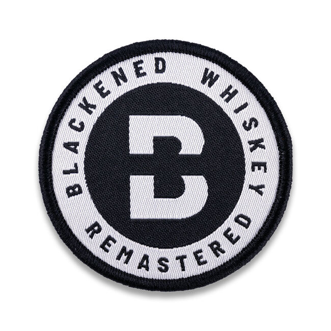 Blackened Whiskey Circle Logo Patch, , hi-res