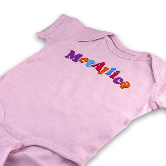 Pink Magnets Logo Onesie - 6-12 Mo., , hi-res