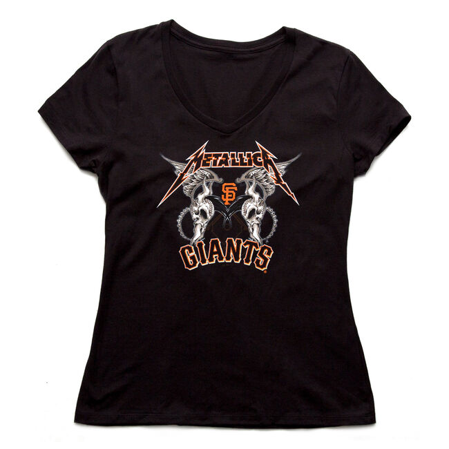 SF Giants Two Skulls Women's T-Shirt, , hi-res