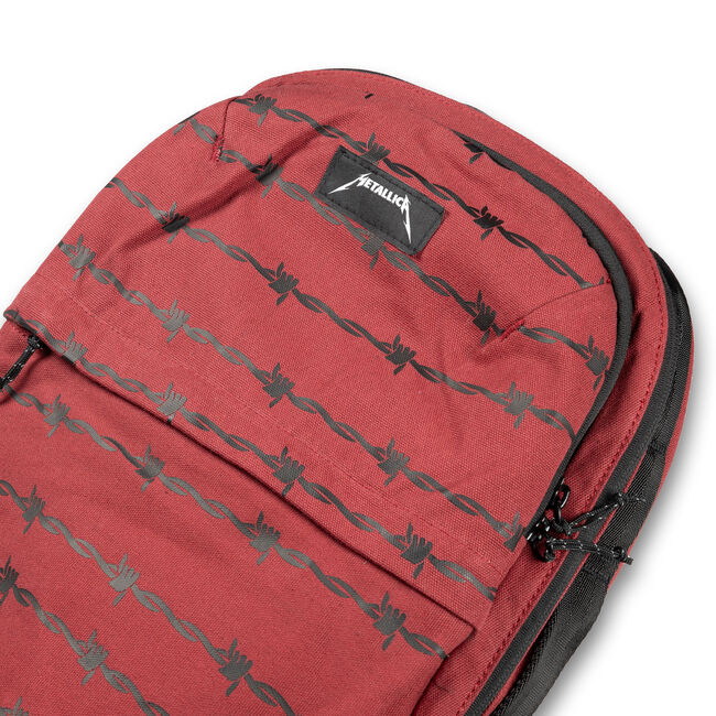 Barbed Wire Logo Backpack, 