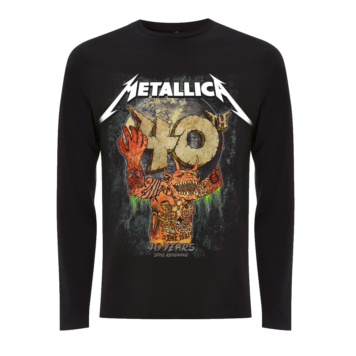 Metallica 40th anniversary t shirt clearance