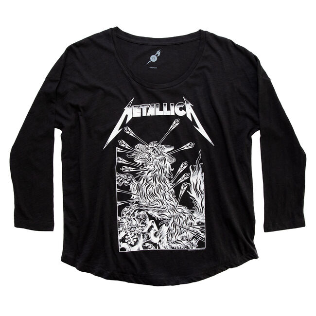Women's Lukey Wolf Raglan, , hi-res
