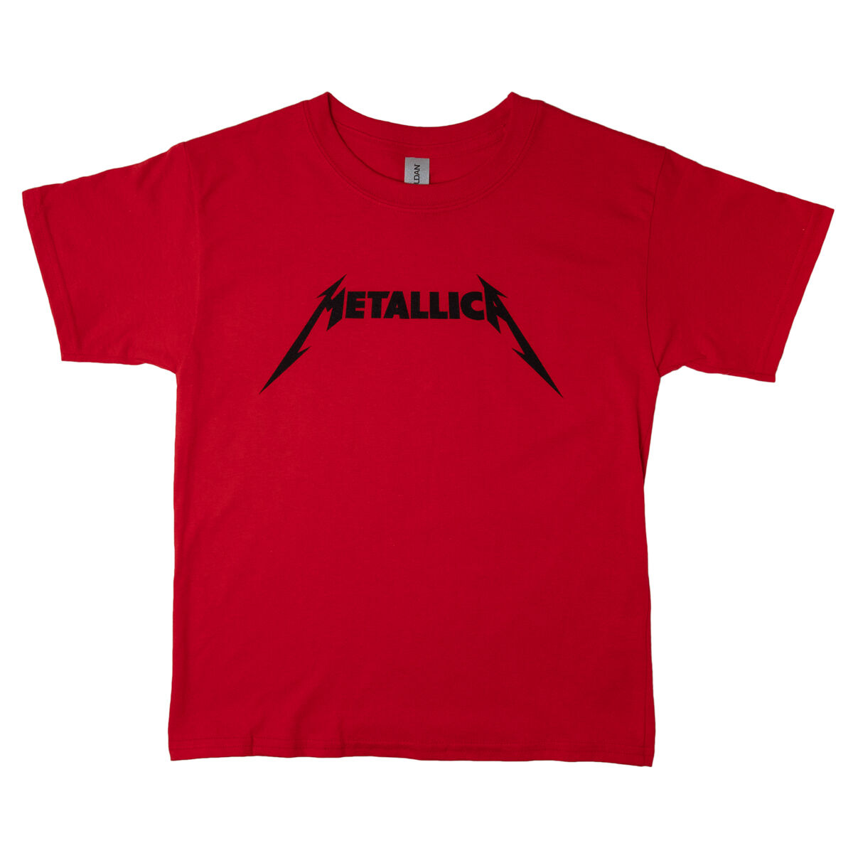 red metallica shirt